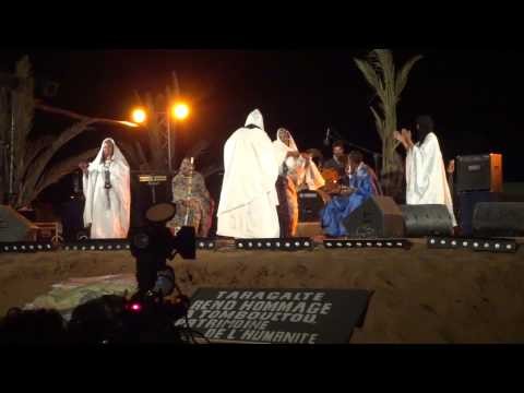 Noura Mint Seymali from Mauritania in Taragalte Festival 2012 - part 1