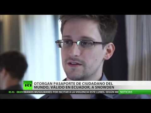 Emiten un pasaporte mundial para Edward Snowden