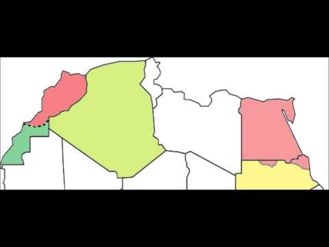 Potential Future Map of North Africa