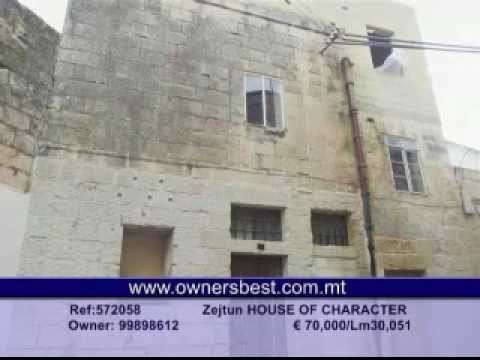 Property for sale - House of Character Malta - Zejtun -  direct from owner 