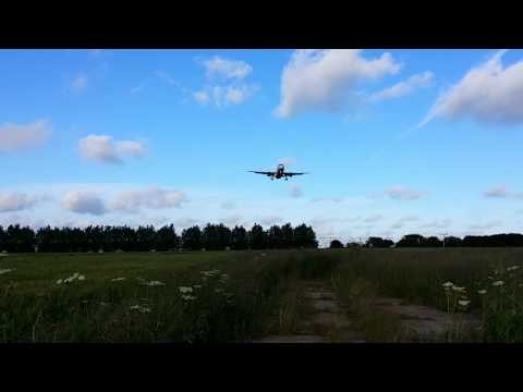 Air Malta landing at Norwich airport