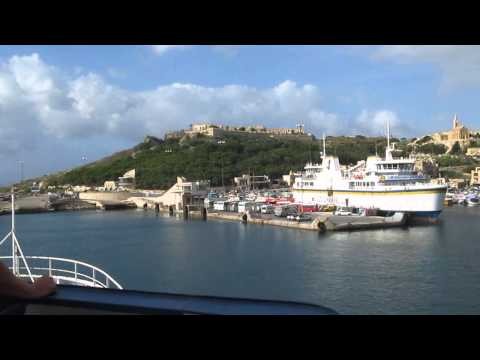 Entering Gozo Port