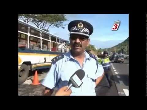 CNT Accident Near Pont Colville, Mauritius - 25 Injured