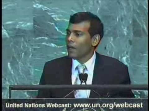President Nasheed: "Our country will not exist."