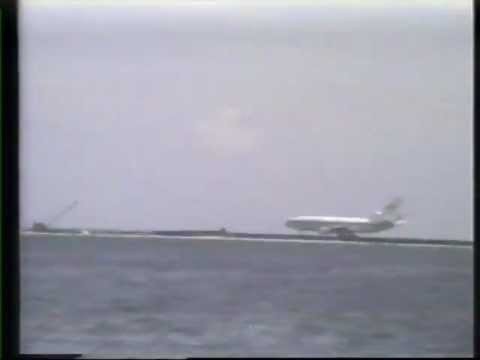 McDonnell Douglas MD-10 take off from maldives 1993