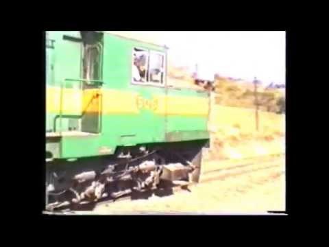 Green & Yellow African Diesel Train #506 in Malawi Non existent Road Level 