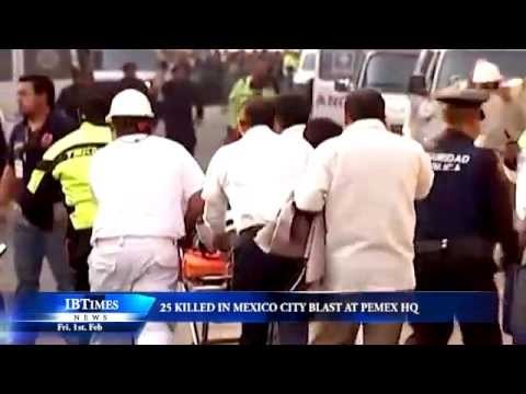 25 killed in Mexico City blast at Pemex HQ