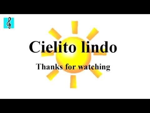 Guitar - Cielito lindo (Sheet music - Guitar chords)