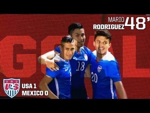 U-23 MNT vs. Mexico: Mario Rodriguez Goal - April 22