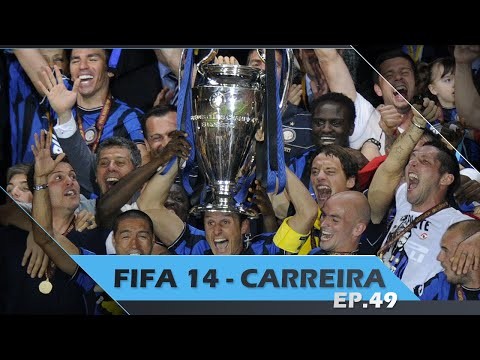 FIFA 14 - Modo Carreira! Inter Milan - Ep.49 - FINAL DA CHAMPIONS!!!! [FIM 