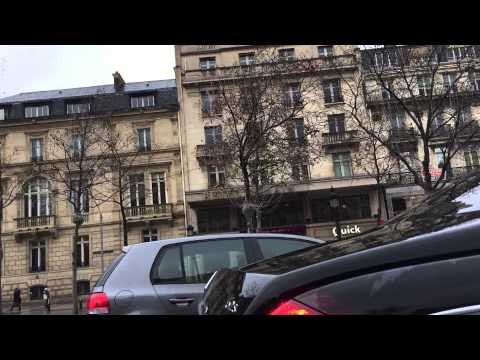 Jay-Z passing by in his Maybach in Paris