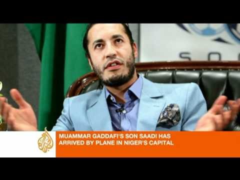 Saadi Gaddafi transferred to Niger's capital