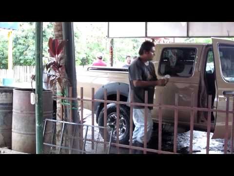 Car wash in Nicaragua
