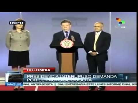 Santos interpone demanda por el Pacto de BogotÃ¡
