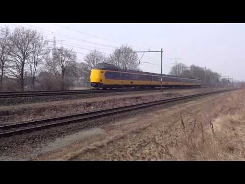 31-3-2013 Blerick The Netherlands: ICMm passenger Train NS Netherlands Rail