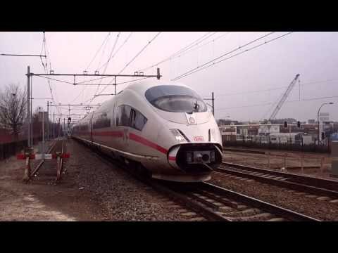 30-3-2013 Venlo The Netherlands : ICE-3 Passenger Train Rerouted