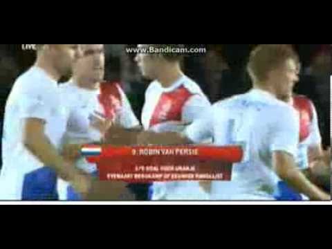 robin van persie goal Andorra vs Netherlands 0-1 Fifa World Cup Qualifier h