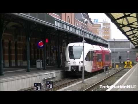 Vertrek Arriva GTW 241 ''Ger Vaders'' Station Groningen