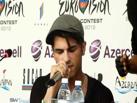 Norway second press con Tooji singing Stay accoustic.mpg