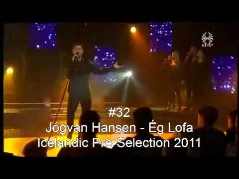 My Top 50 PRE-SELECTION Eurovision Songs 2005 - 1.1.2013 - Different Countr