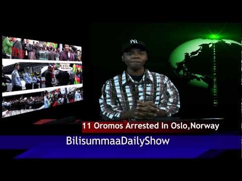 Oromos Protested Against The TPLF/Ethiopia Officals In Oslo Norway 4.28.201