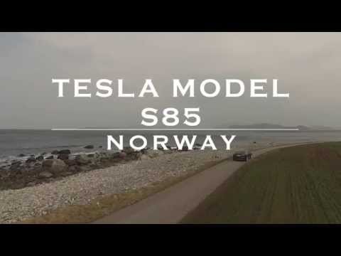 Tesla Model S - Alnes in Norway