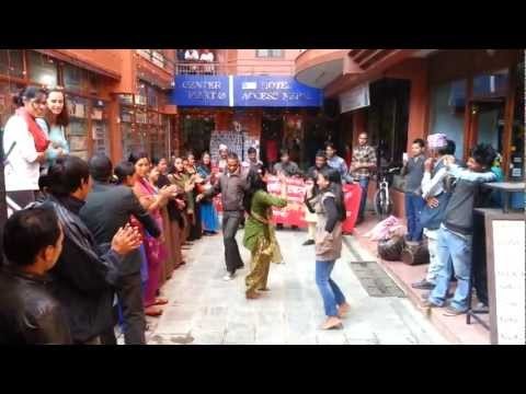 Street Dancing in Kathmandu