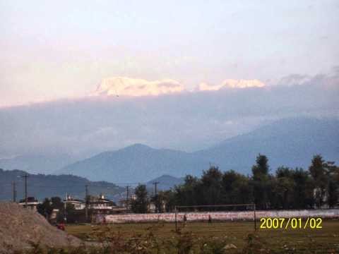 The Annapurna Range from Pokhra