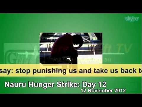 Nauru hunger strike day 12
