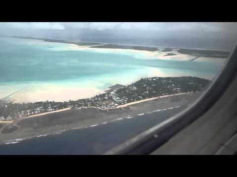 Flight - Nauru to Tarawa Landing Approach
