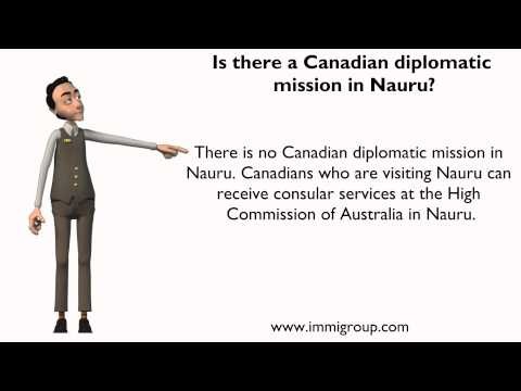 Is there a Canadian diplomatic mission in Nauru?