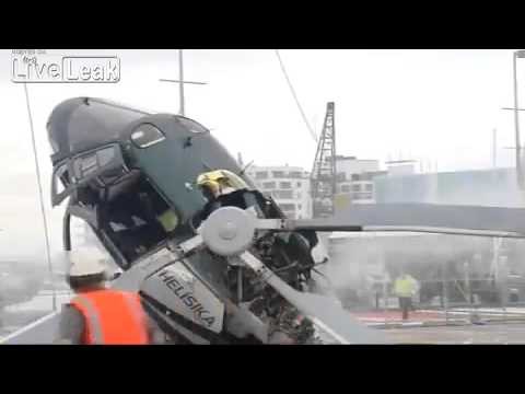New footage NewZealand helicopter crash