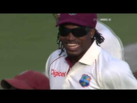 Great Slip Catch By Chris Gayle - Australia Vs West Indies 1st 2009 HD