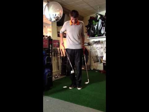 Golf tricks in the pro shop
