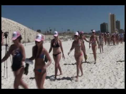 World's Largest Bikini Parade Panama City Beach Spring Break 2012
