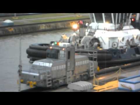 Small \train\ at Panama Canal