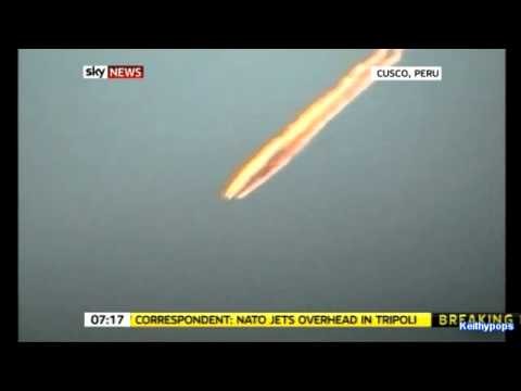 UFO, Meteorite Fireball Over Cusco Peru?