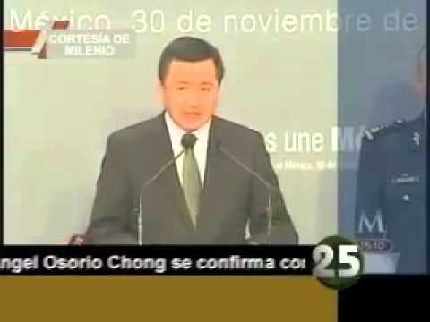 Presidente de Mexico Miguel Ãngel Osorio Chong presentÃ³ al Gabinete de Pe