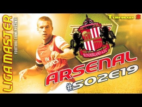 PES 2013: Liga Master Arsenal S02E19 Sunderland