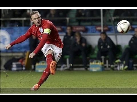 Estonia vs Inglaterra: Wayne Rooney anotÃ³ GOLAZO de Tiro Libre - Eliminato
