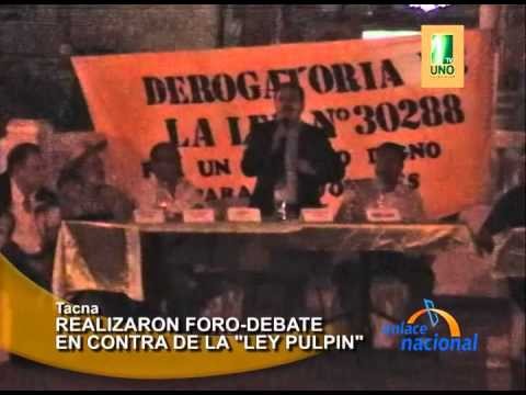 En Tacna realizaron debate en contra de Ley Pulpin