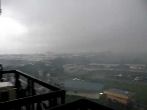 Fog rolled in this morning (08 August 2012) - FREAK Southwest Monsoon in th