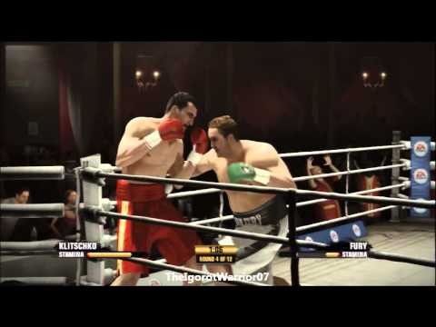 Wladimir Klitschko VS Tyson Fury Fight Simulation