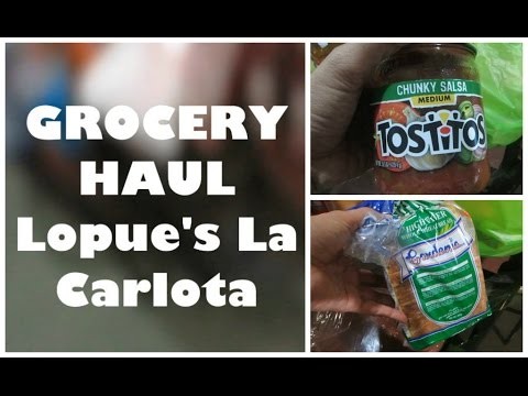GROCERY HAUL - Lopue's La Carlota