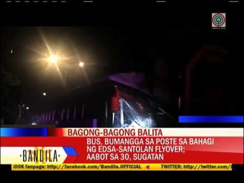 30 hurt in bus accident on EDSA