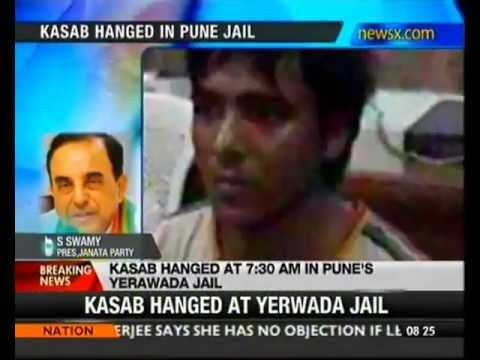 Dr. Subramanian Swamy views on Terrorist Ajmal Kasab hanging