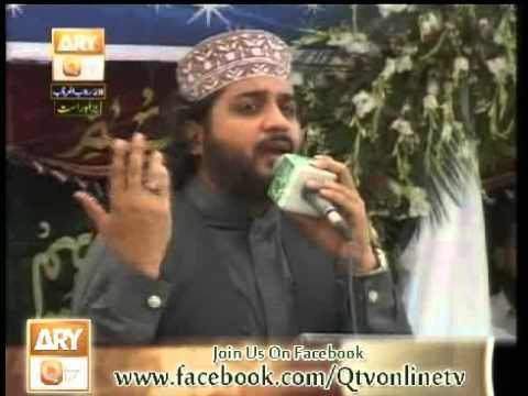Hafiz Noor sultan at QTV Live eidgah shareef Mehfil e naat 8th june 2013