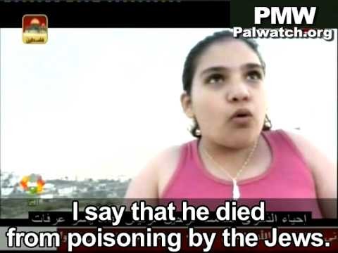 Palestinian kids say the Jews killed Arafat on official PA TV