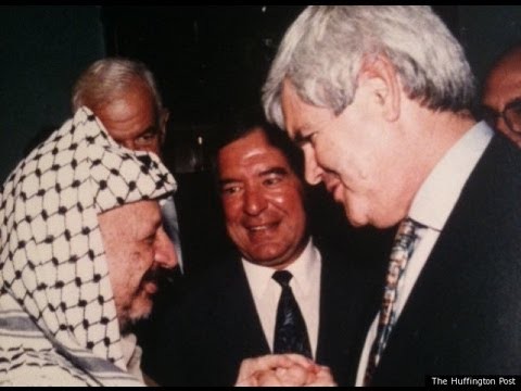 Gingrich & Arafat - Hypocrisy on Palestine by Newt