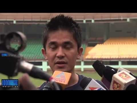 Indian Football Team arrives in Kochi - Indiavision Live  report